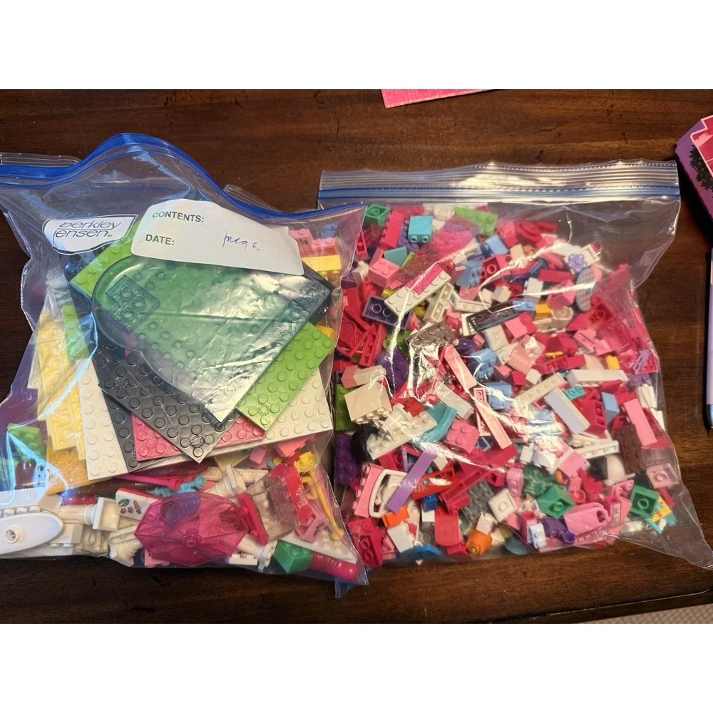 Mega Bloks Bulk Lot Barbie & Hello Kitty Approx 3.4 Lbs (Read Description)